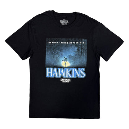 Black - Front - Stranger Things Unisex Adult Happen Here T-Shirt