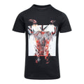 Black - Front - Slipknot Unisex Adult Devil Single Blur Logo T-Shirt