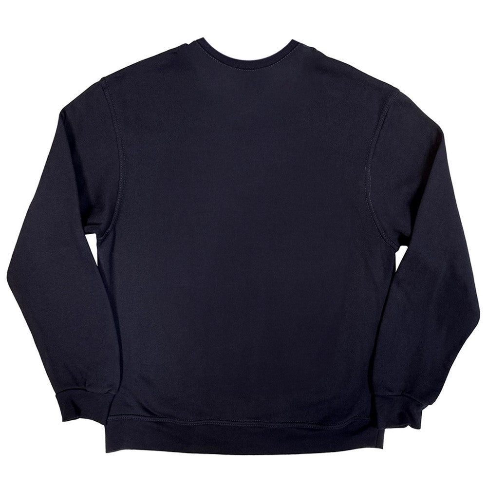Navy Blue - Back - The Beatles Unisex Adult Happy Christmas Sweatshirt