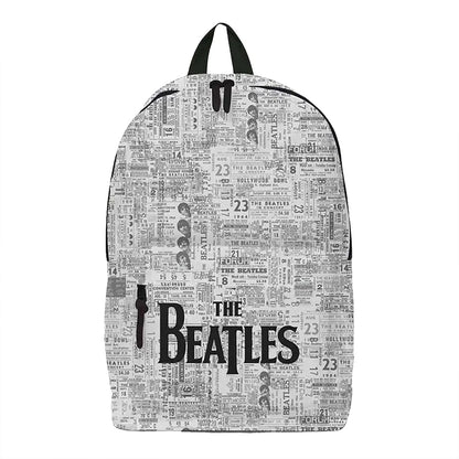 Black - Front - The Beatles Ticket Backpack
