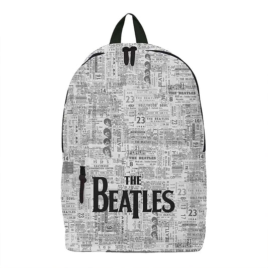 Black - Front - The Beatles Ticket Backpack