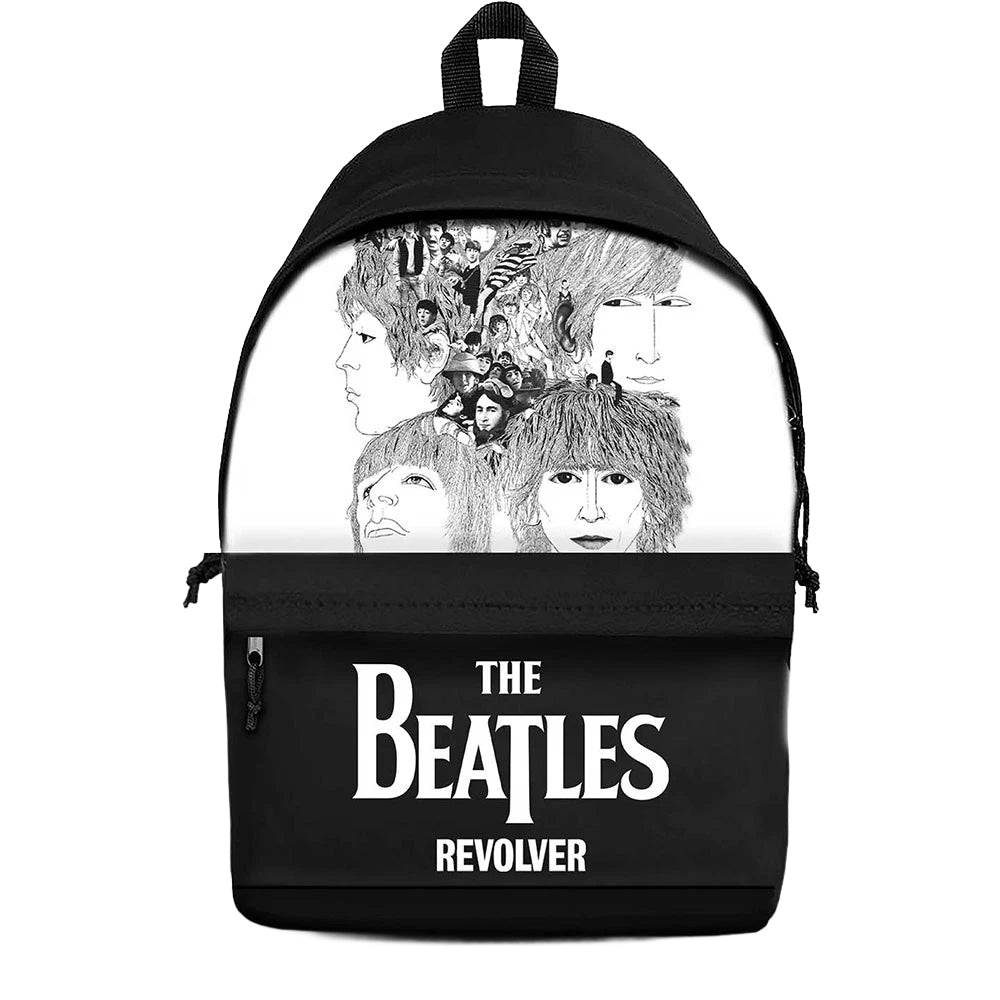 Black - Front - The Beatles Revolver Backpack