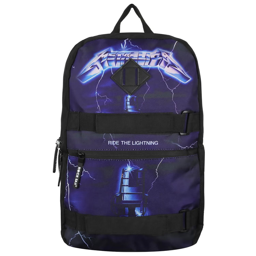 Black - Front - Metallica Ride The Lightning Skate Bag