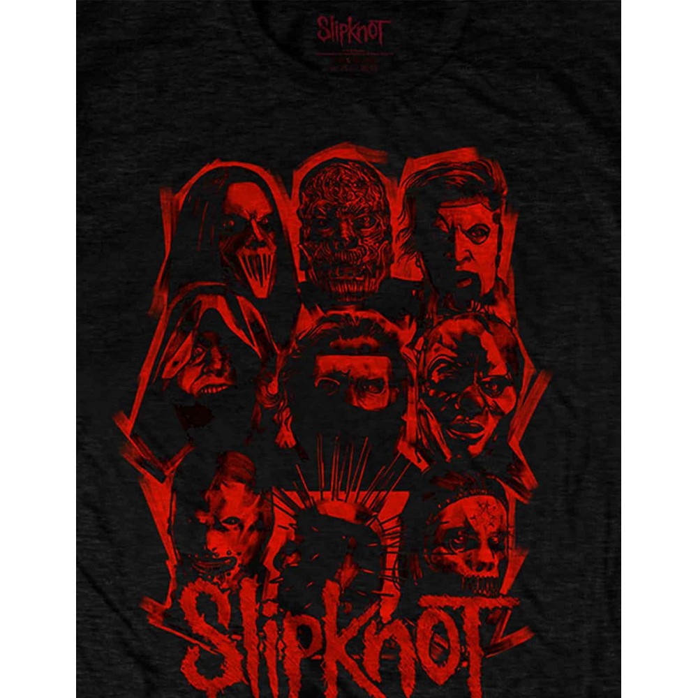 Black - Side - Slipknot Unisex Adult We Are Not Your Kind Patch T-Shirt