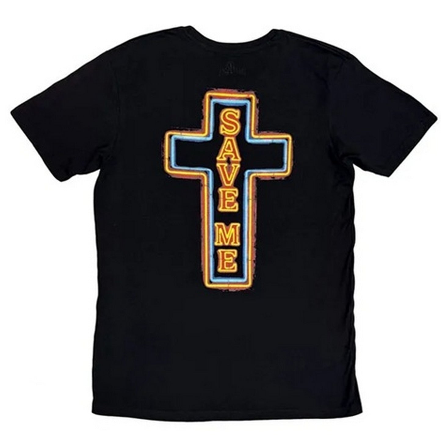 Black - Back - Jelly Roll Unisex Adult Save Me Neon T-Shirt
