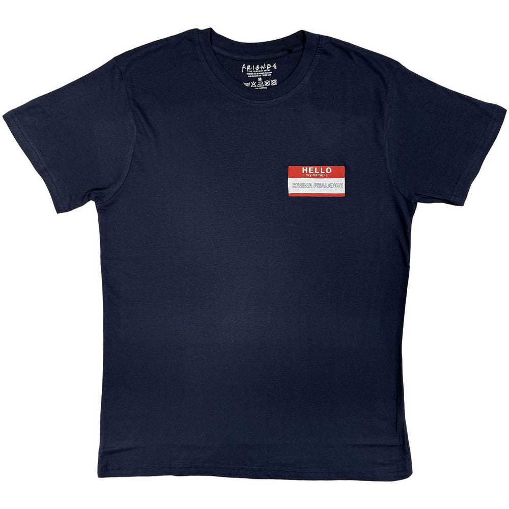 Navy Blue - Front - Friends Unisex Adult Regina Hello T-Shirt