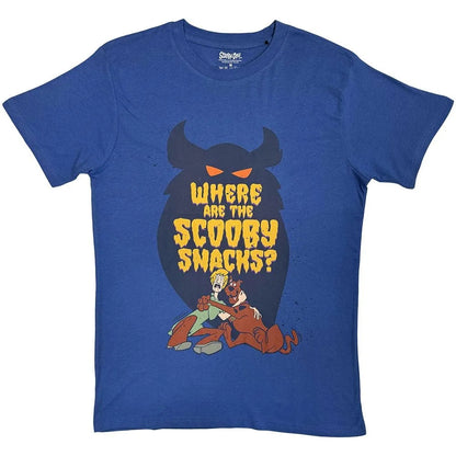 Blue - Front - Scooby Doo Unisex Adult Scooby Snacks T-Shirt