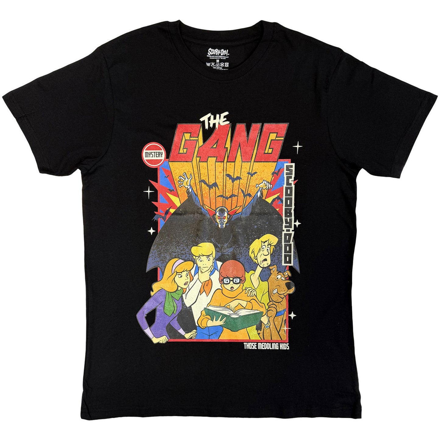 Black - Front - Scooby Doo Unisex Adult The Gang T-Shirt