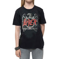 Black - Front - Slayer Childrens-Kids Eagle T-Shirt