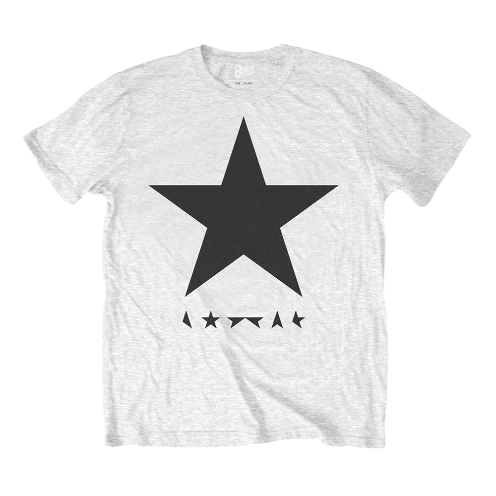 White - Front - David Bowie Unisex Adult Blackstar T-Shirt