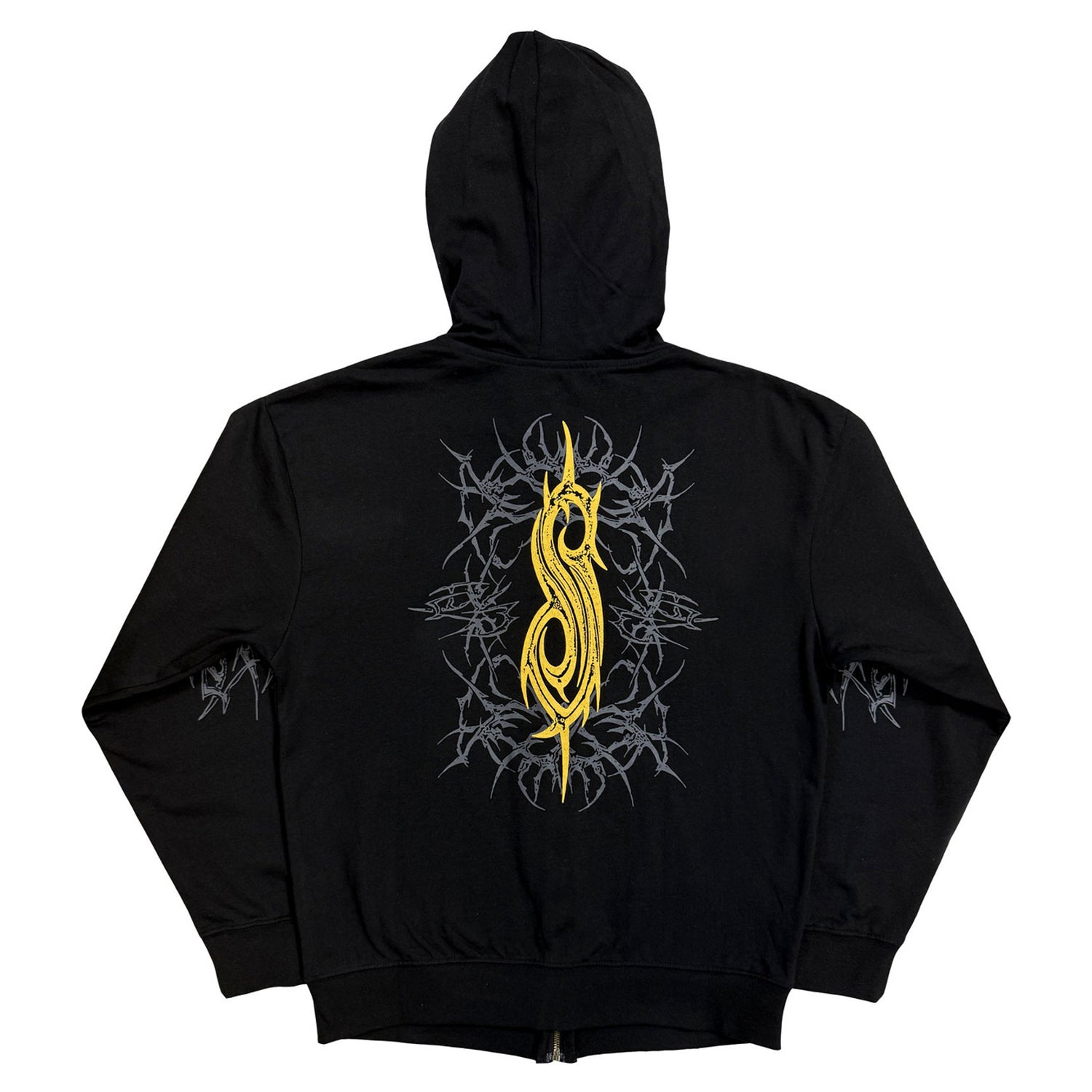 Black - Back - Slipknot Unisex Adult The End, So Far Tribal-S Band Hoodie