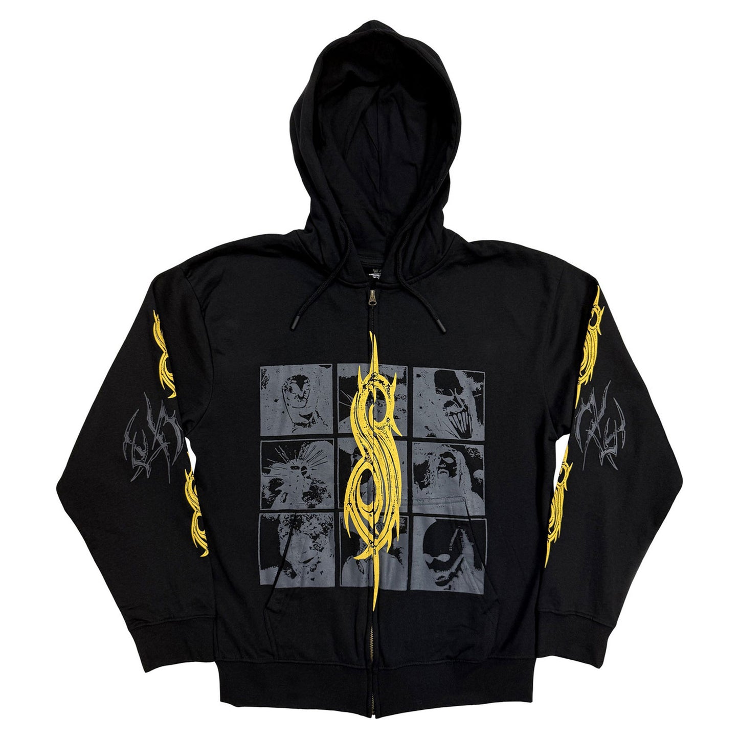 Black - Front - Slipknot Unisex Adult The End, So Far Tribal-S Band Hoodie