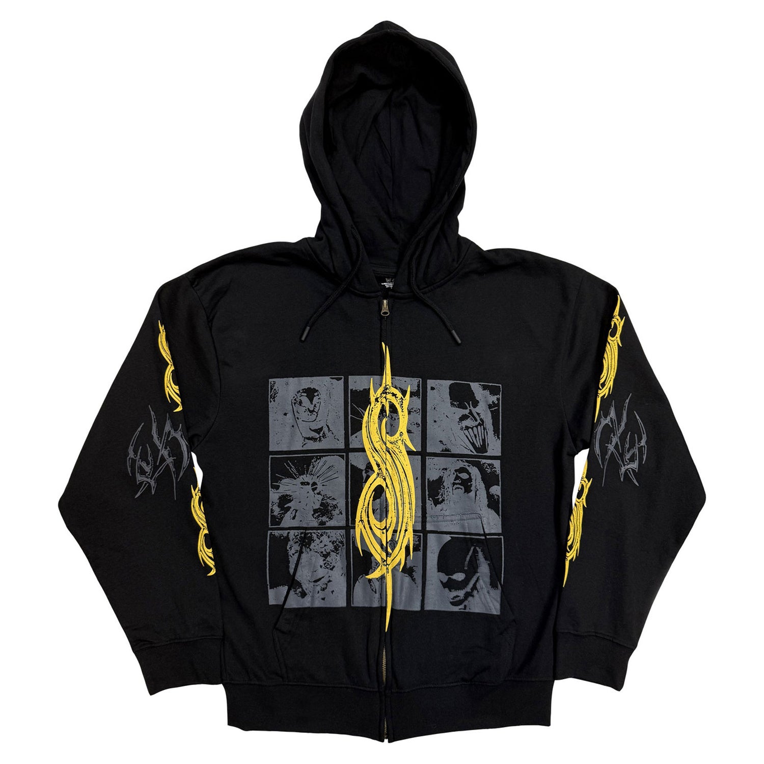 Black - Front - Slipknot Unisex Adult The End, So Far Tribal-S Band Hoodie