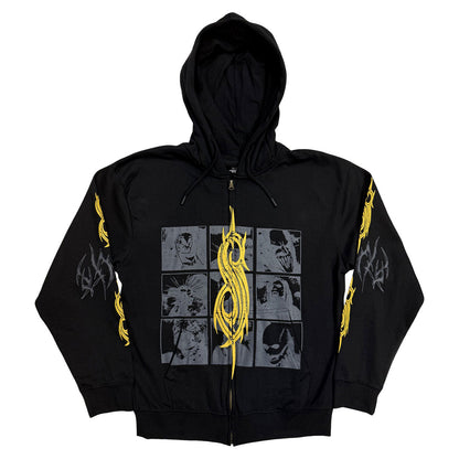 Black - Front - Slipknot Unisex Adult The End, So Far Tribal-S Band Hoodie
