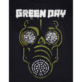 Black-White - Back - Green Day Womens-Ladies Green Mask Raglan T-Shirt