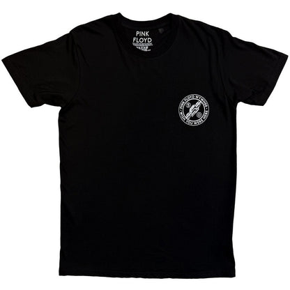 Black - Front - Pink Floyd Unisex Adult Bike Gear Back Print T-Shirt