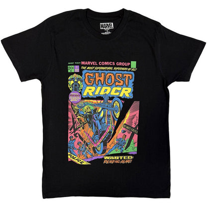 Black - Front - Ghost Rider Unisex Adult Dead Or Alive T-Shirt
