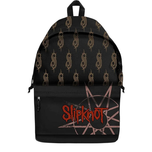 Black - Front - Slipknot Psychosocial Backpack
