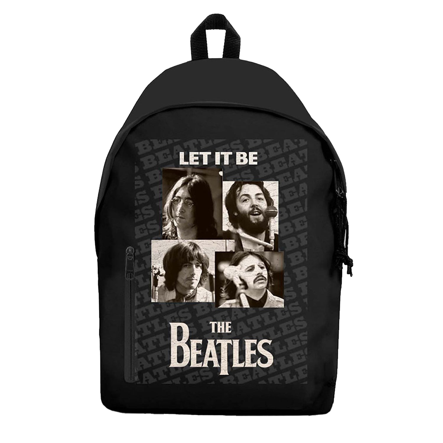 Black - Front - The Beatles Let It Be Backpack