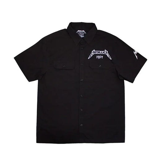 Black - Front - Metallica Unisex Adult Ride The Lightning Shirt
