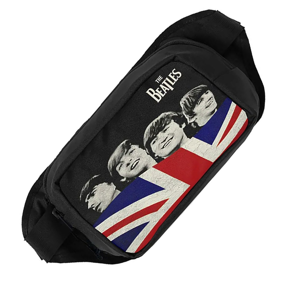 Black - Back - The Beatles Unisex Adult Let It Be Flag Shoulder Bag