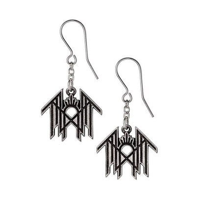 Metal - Front - Sleep Token Logo Dangle Earrings