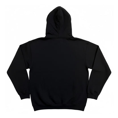 Black - Back - The Cure Unisex Adult Robert Illustration Pull Over Hoodie