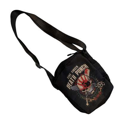 Black - Back - Five Finger Death Punch Got Your Six Crossbody Bag