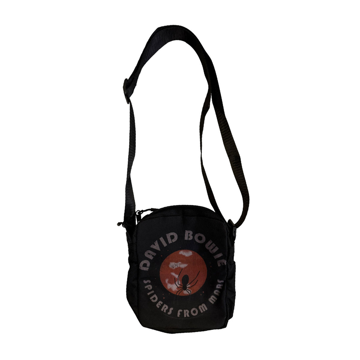 Black - Front - David Bowie Spiders From Mars Crossbody Bag