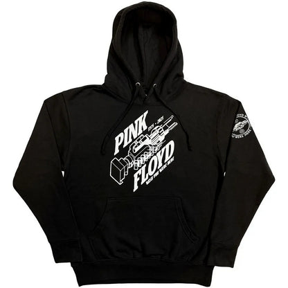 Black - Front - Pink Floyd Unisex Adult Wish You Were Here Robot Hands Pull Over Hoodie