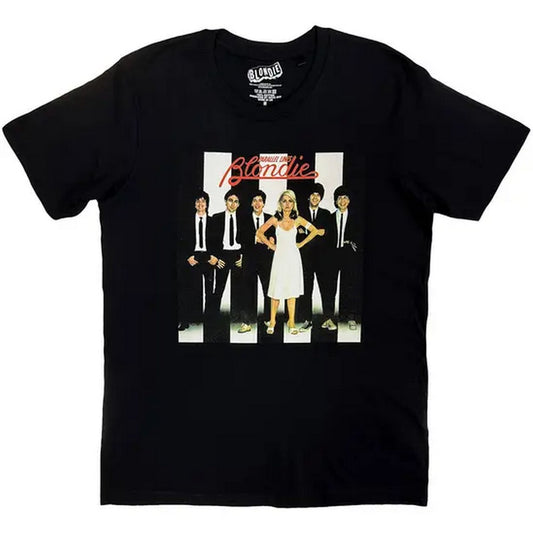 Black - Front - Blondie Unisex Adult Parallel Lines Back Print T-Shirt