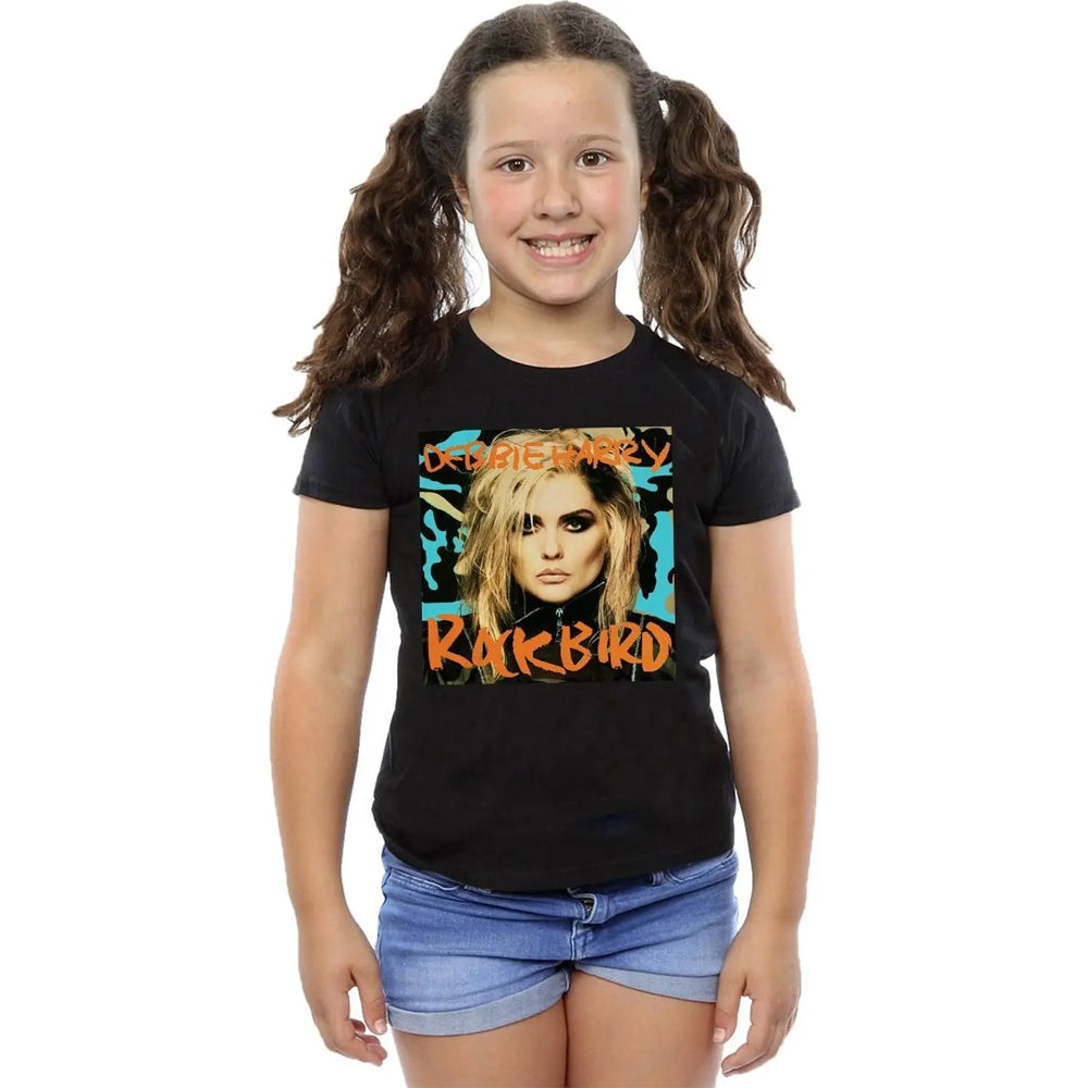 Black - Back - Debbie Harry Unisex Adult Rockbird Cover T-Shirt