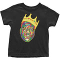 Black - Front - Notorious B.I.G. Childrens-Kids Crown T-Shirt