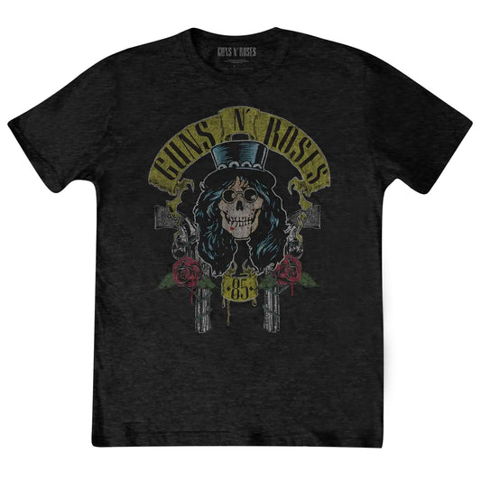 Black - Front - Guns N Roses Unisex Adult Slash ´85 T-Shirt