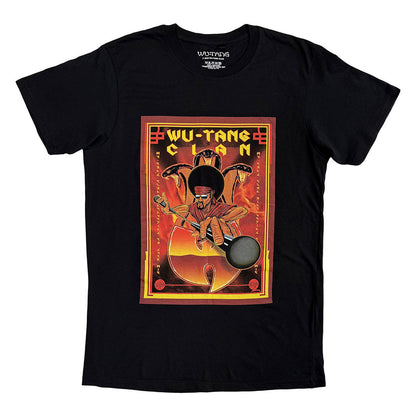 Black - Front - Wu-Tang Clan Unisex Adult Kung Fu T-Shirt