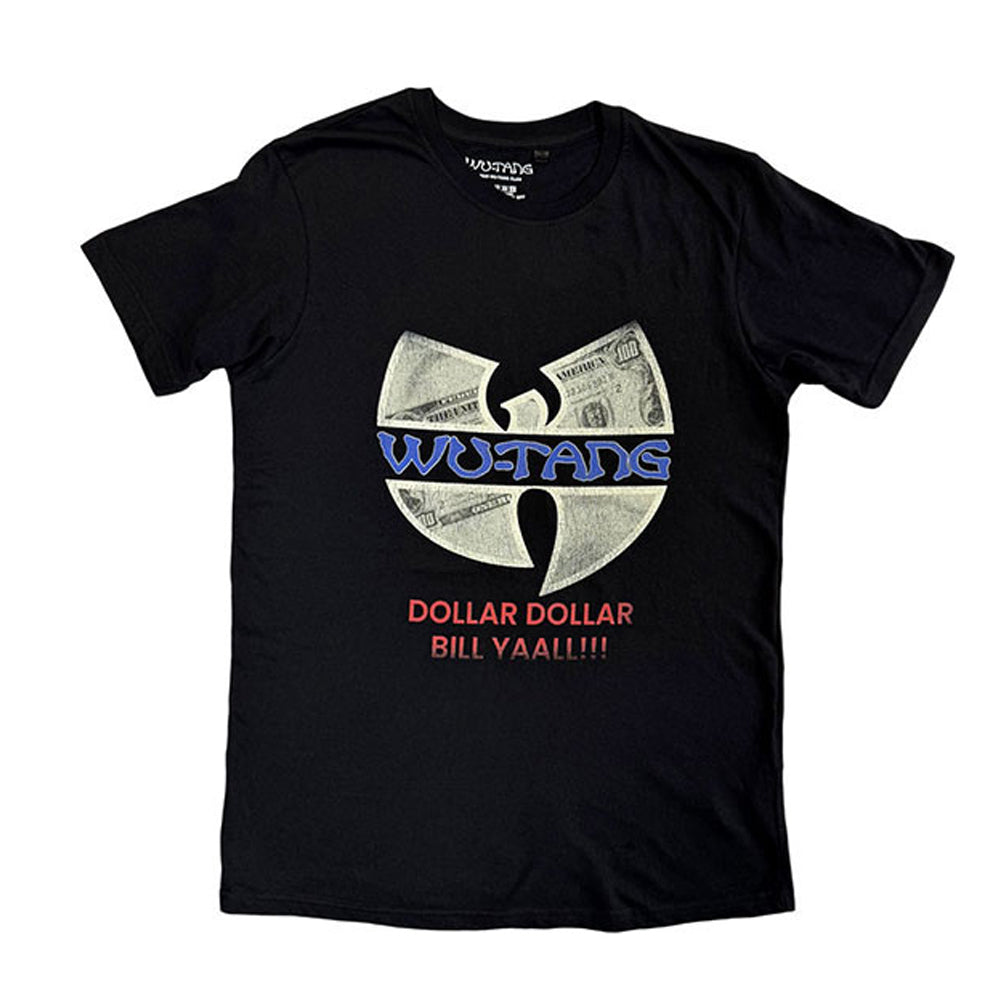 Black - Front - Wu-Tang Clan Unisex Adult C.R.E.A.M. Back Print T-Shirt