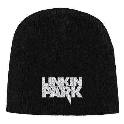 Black - Front - Linkin Park Unisex Adult Logo Beanie