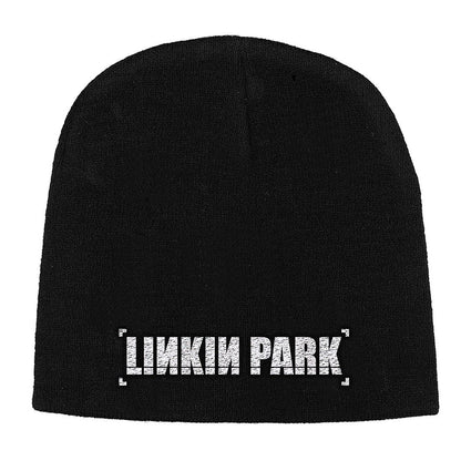 Black - Front - Linkin Park Unisex Adult Hybrid Theory Logo Beanie