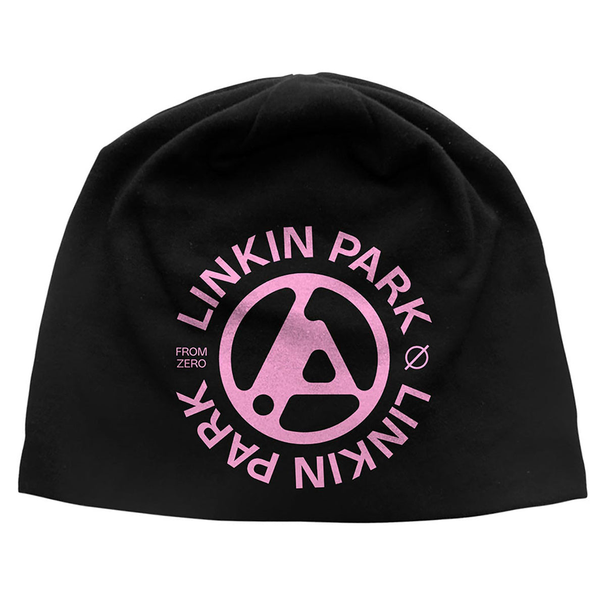 Black - Front - Linkin Park Unisex Adult From Zero JD Print Beanie