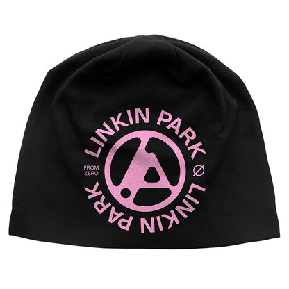 Black - Front - Linkin Park Unisex Adult From Zero JD Print Beanie