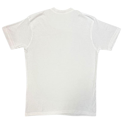 White - Back - PIL (Public Image Ltd) Unisex Adult News Logo T-Shirt
