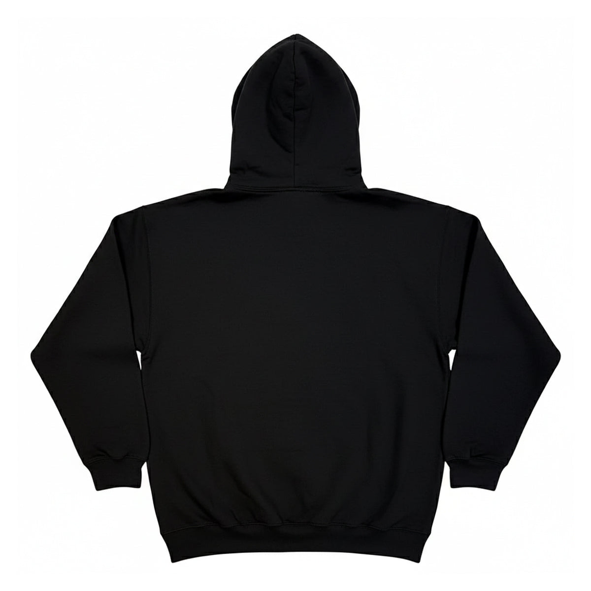 Black - Back - Death Row Records Unisex Adult Leaf Pull Over Hoodie