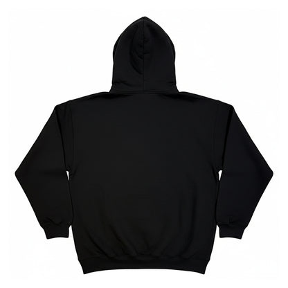 Black - Back - Death Row Records Unisex Adult Leaf Pull Over Hoodie