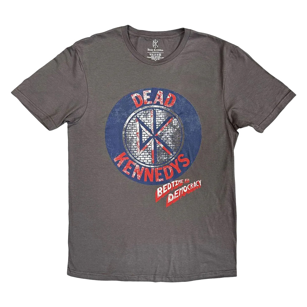 Grey - Front - Dead Kennedys Unisex Adult Bedtime For Democracy T-Shirt