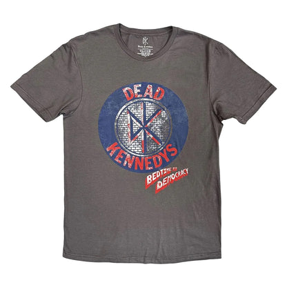 Grey - Front - Dead Kennedys Unisex Adult Bedtime For Democracy T-Shirt