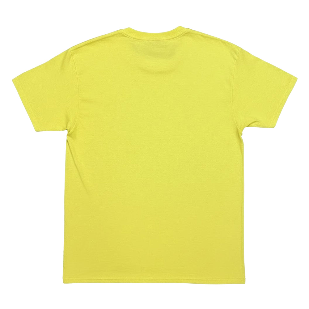 Yellow - Back - Bob Marley Unisex Adult Football T-Shirt