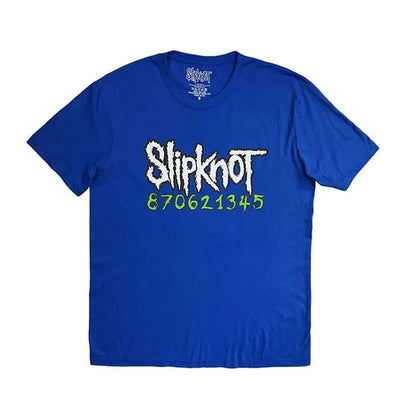 Blue-Neon - Front - Slipknot Unisex Adult Don´t Ever Judge Me T-Shirt