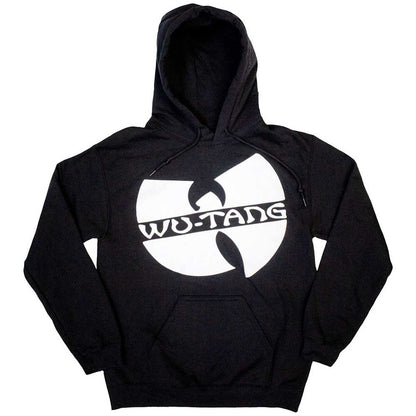 Black - Front - Wu-Tang Clan Unisex Adult Slanted Logo Mono Hoodie