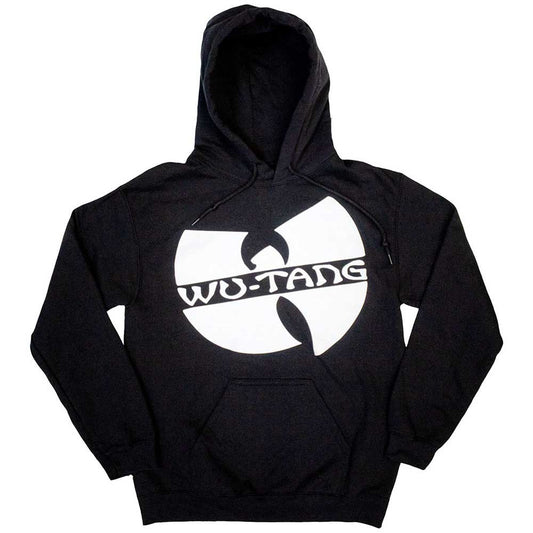 Black - Front - Wu-Tang Clan Unisex Adult Slanted Logo Mono Hoodie