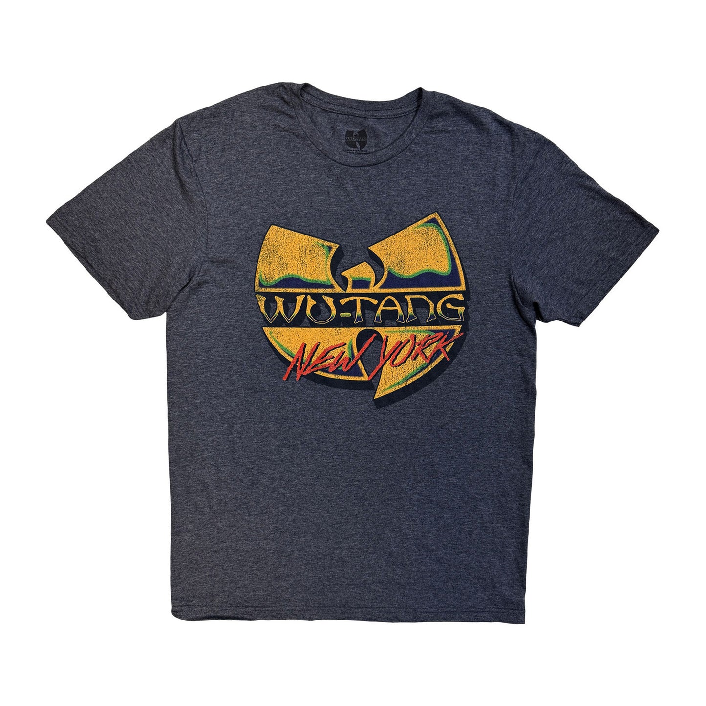Denim Blue - Front - Wu-Tang Clan Unisex Adult New York V2 T-Shirt